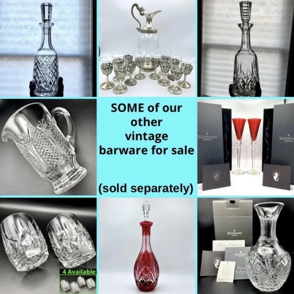 ‼️PENDING‼️ Waterford Crystal Waterville Water Goblets SET/2 IRELAND 7-7/8” NWOT - Picture 14 of 16